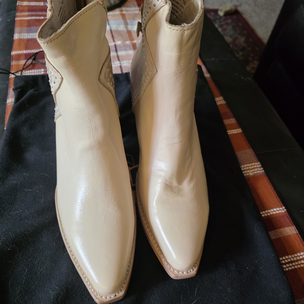 Tan Leather Ankle Boots
